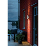 Pollux 2xGU10 Vägglampa Ute Vit, 23.5 cm