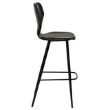 S.I.T Barstol Vintage Black Art.Leather 80 cm