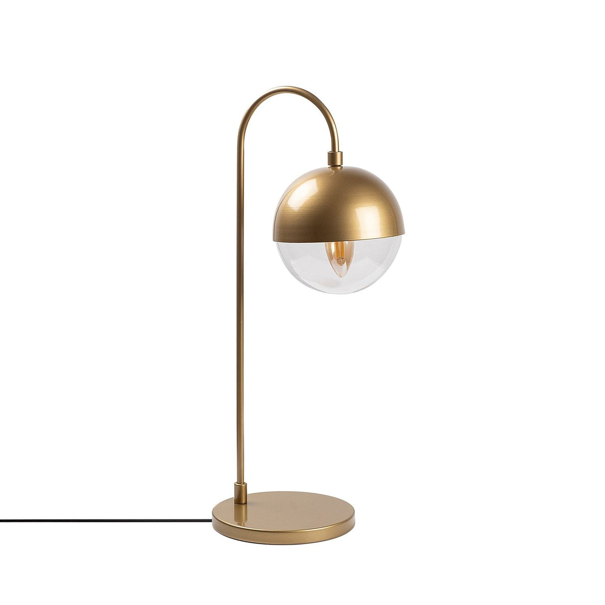 Horn (18 x 25 x 53 cm) Guld Bordslampa