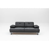 Kingston (199 x 99 x 83 cm) 2-sits bäddsoffa Antracit