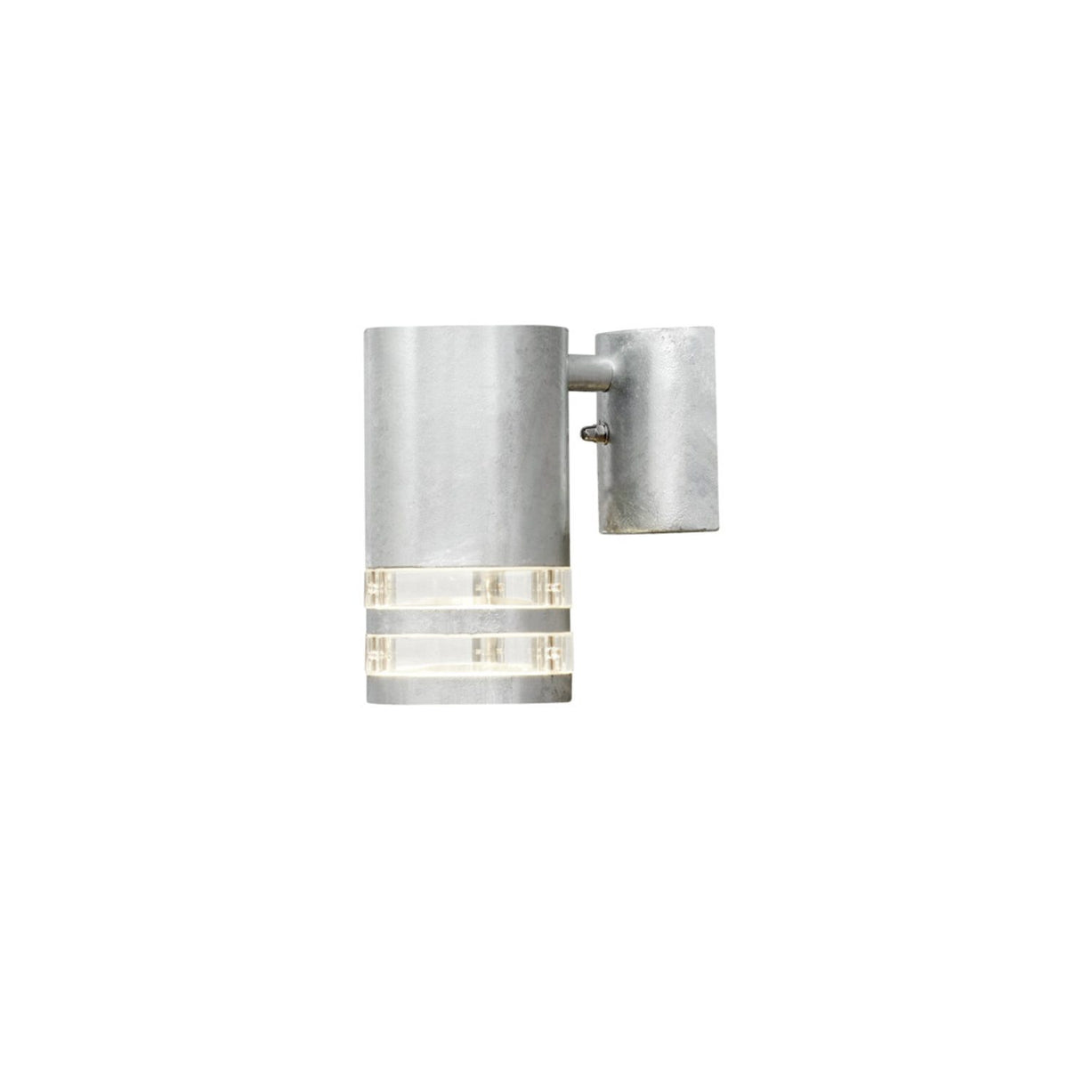 Modena GU10 Ned Transparent Vägglampa Ute Galvaniserad, 15.5 cm