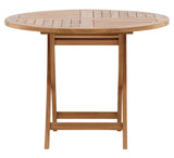 Rimini Matgrupp 100 cm ink Positionsstolar Teak
