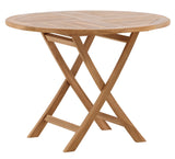 Rimini Matgrupp 100 cm ink Fällstolar Teak