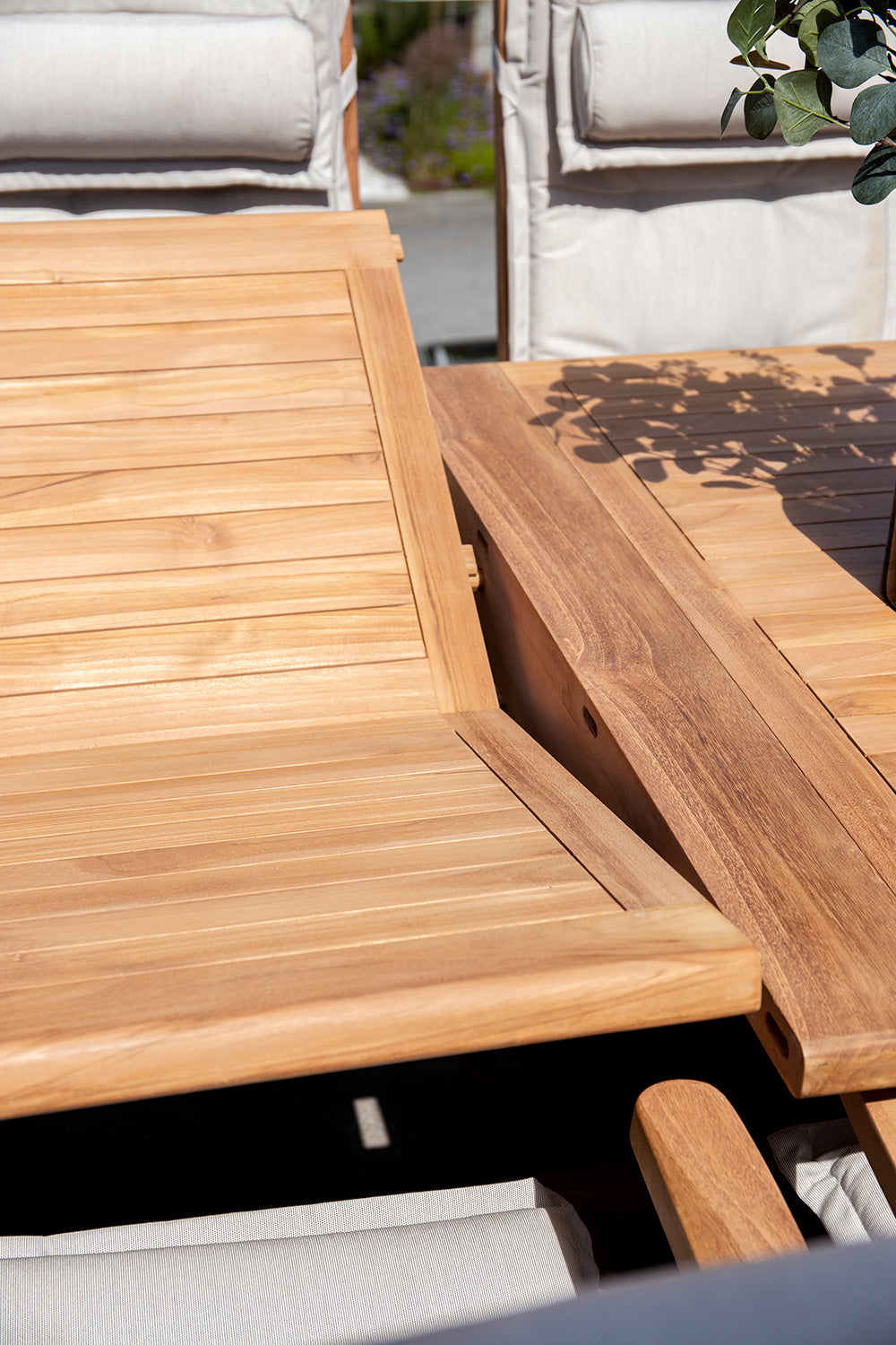 Rimini Bord 110x195-295 cm Teak