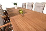 Rimini Bord 110x195-295 cm Teak
