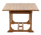 Rimini Matgrupp ink 8 st Positionsstolar Teak