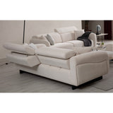 Caprice White (230 x 75 x 100 cm) 3-sitssoffa