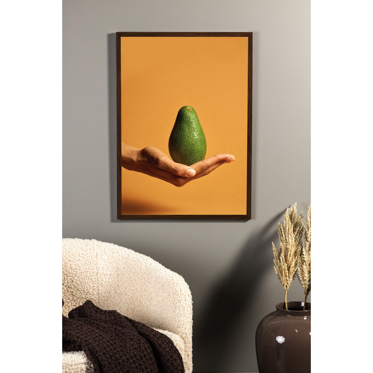 Avokado Poster Orange, 50 x 70 cm