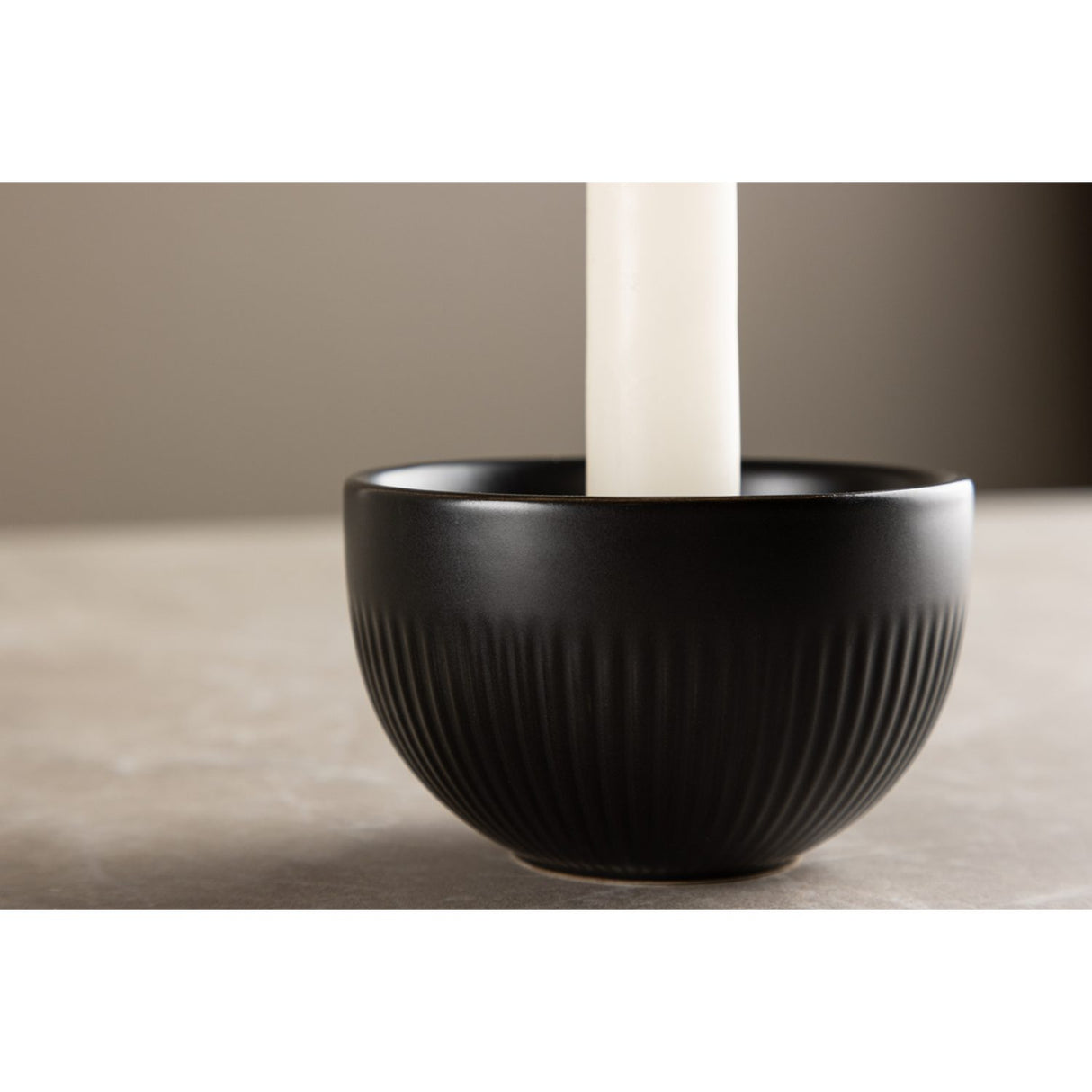 Posh Ljusstake Svart, ⌀9