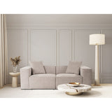 Tbilisi 2-sits (220 x 108 x 65 cm) 2-sitssoffa Mocha