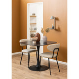 Istres Matstol Basel tyg Beige