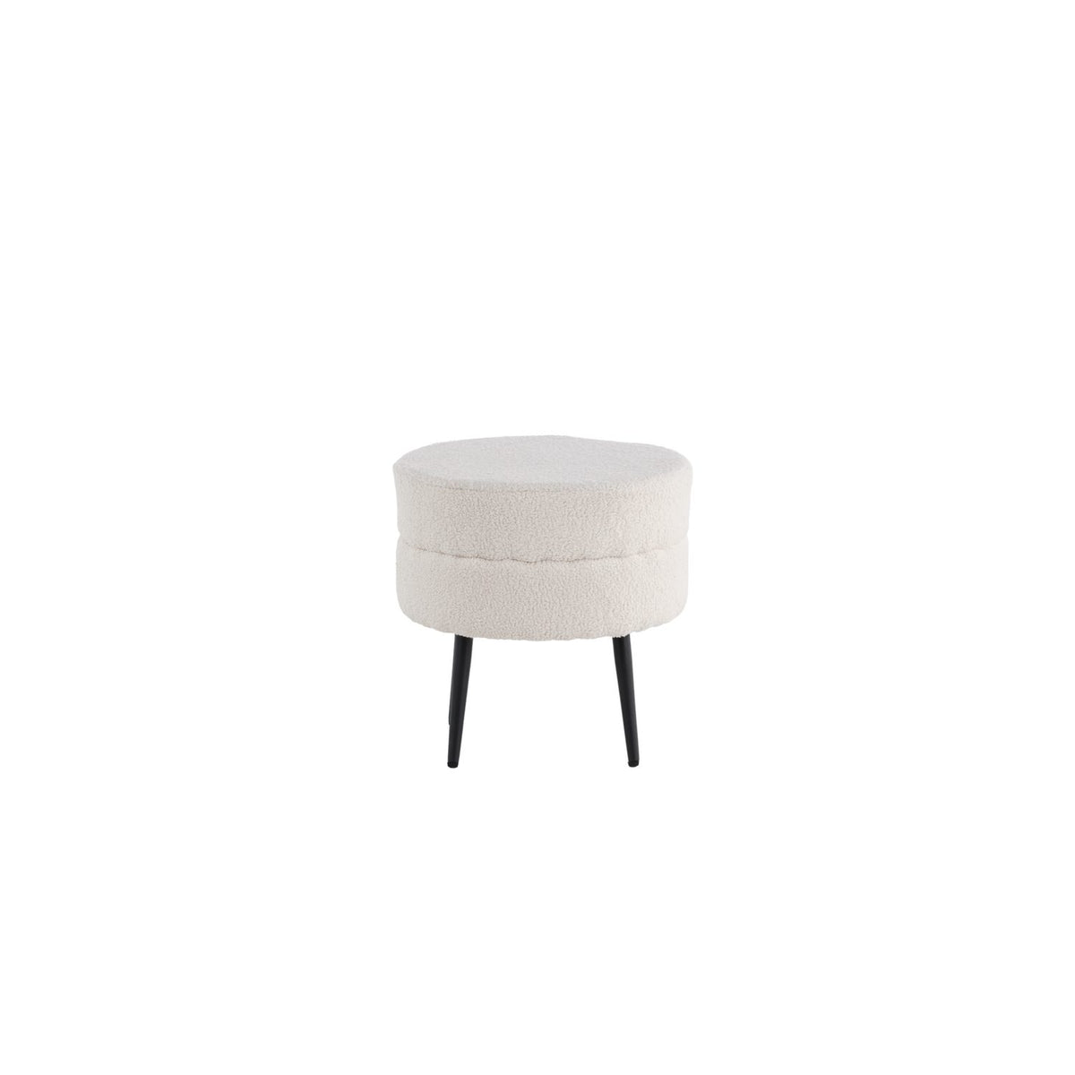 Pot Puff Svart, Polyester teddy