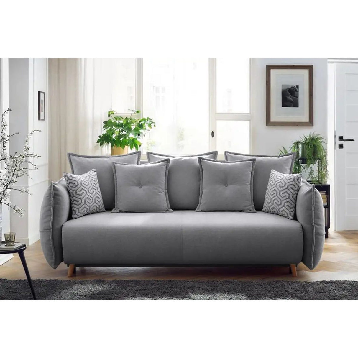Eros 3-sits bäddsoffa Grå