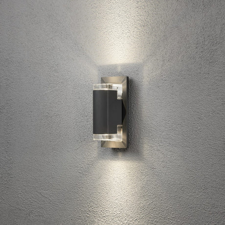 Potenza GU10 22.5 cm Vägglampa Ute Antracit