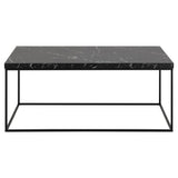 Barossa Soffbord 45x110x55 cm Svart Marquina