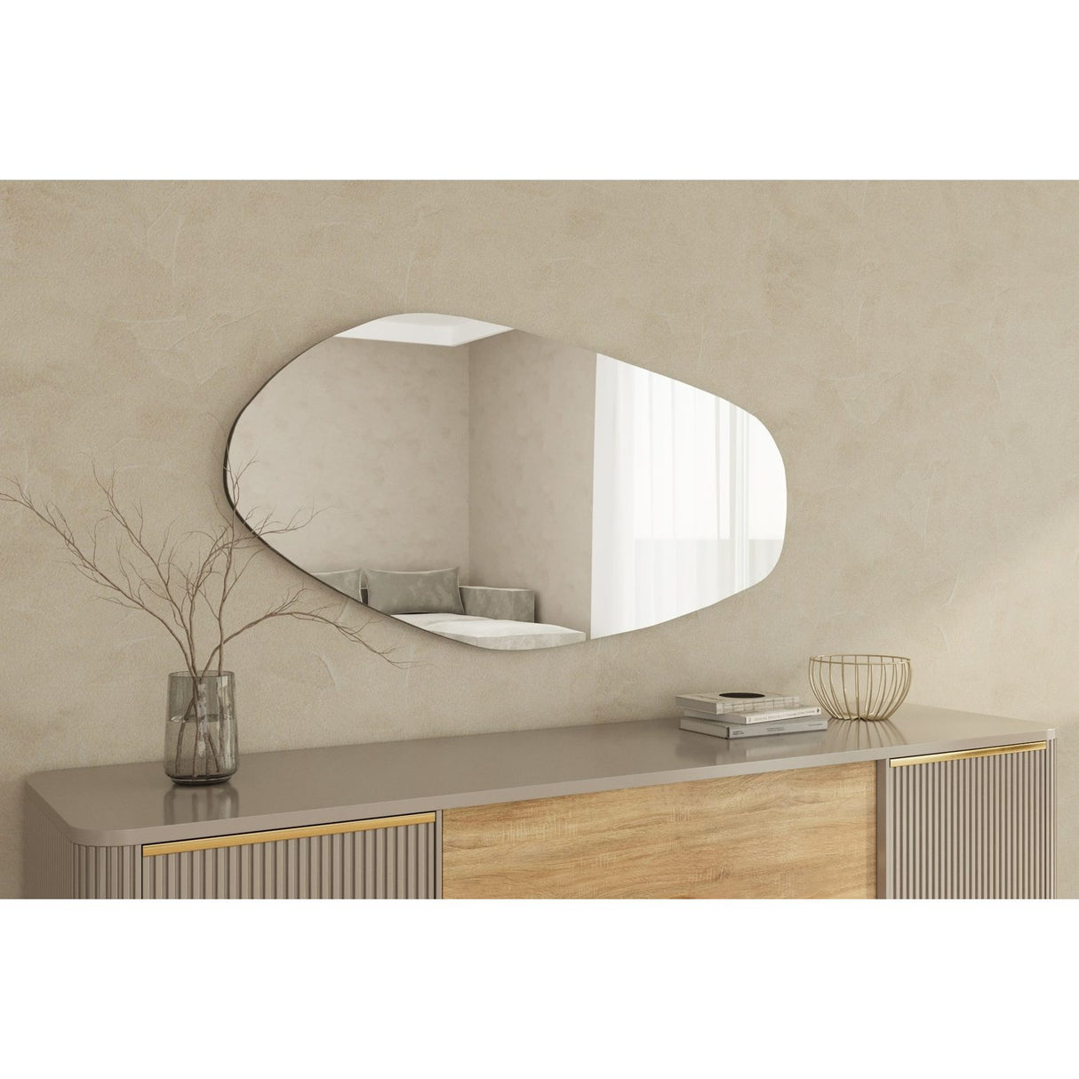 Seattle Spegel svart