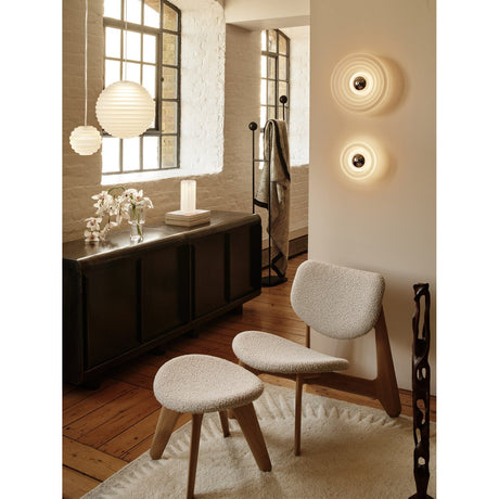 Slab Ottoman Natural Elle Bright White