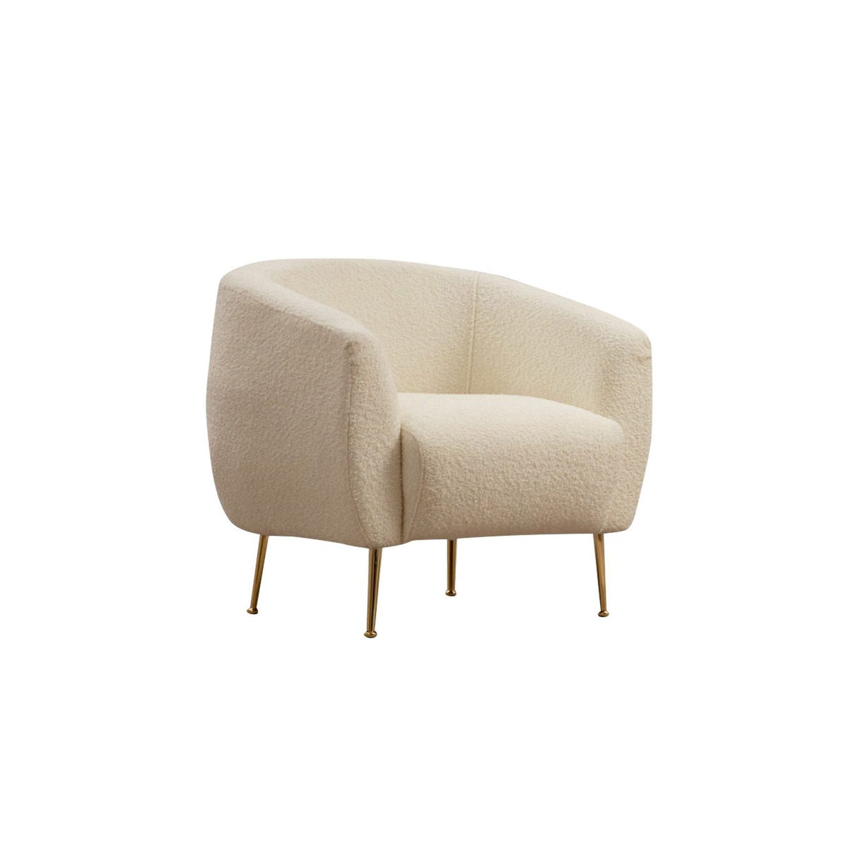 Lisbon Cream Bouclette (70 x 82 x 80 cm) Cream Öronlappsfåtölj