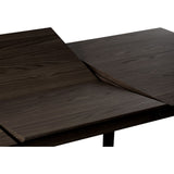 Banks Matbord 95x190-290 cm, Mörk espresso-ek