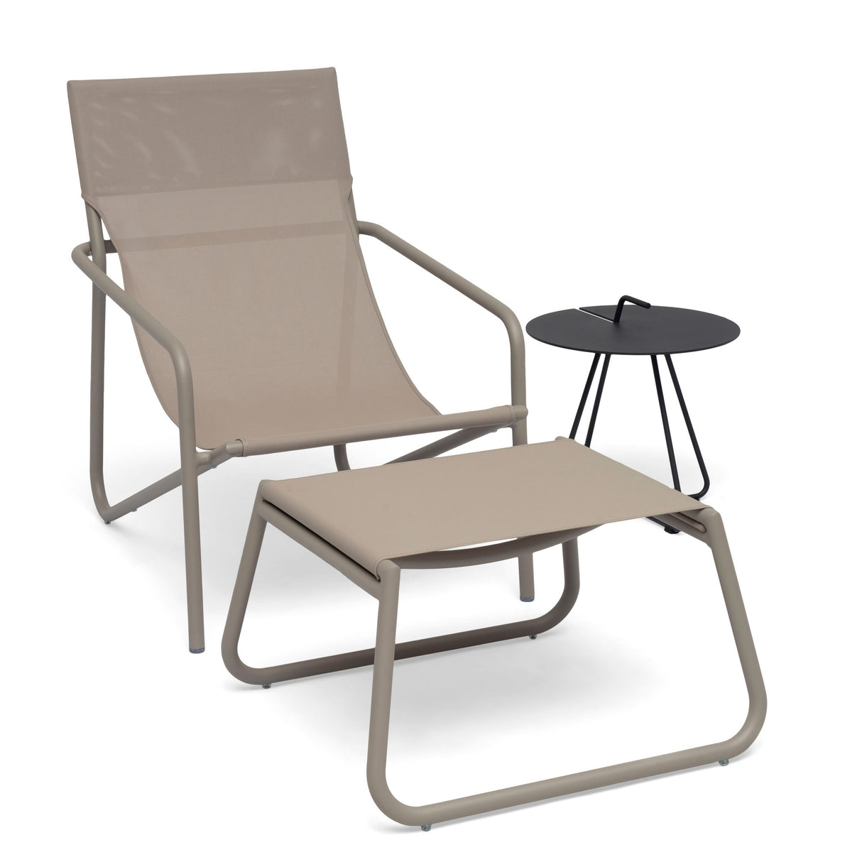 Sandholma Utebord Ø44 cm Mörkgrå