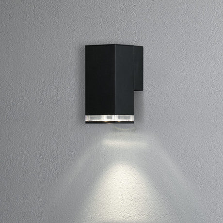Pollux GU10 Vägglampa Ute Svart, 16.5 cm