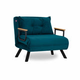 Freetown Single (26 x 120 x 60 cm) 1-sits bäddsoffa Petrolgrön