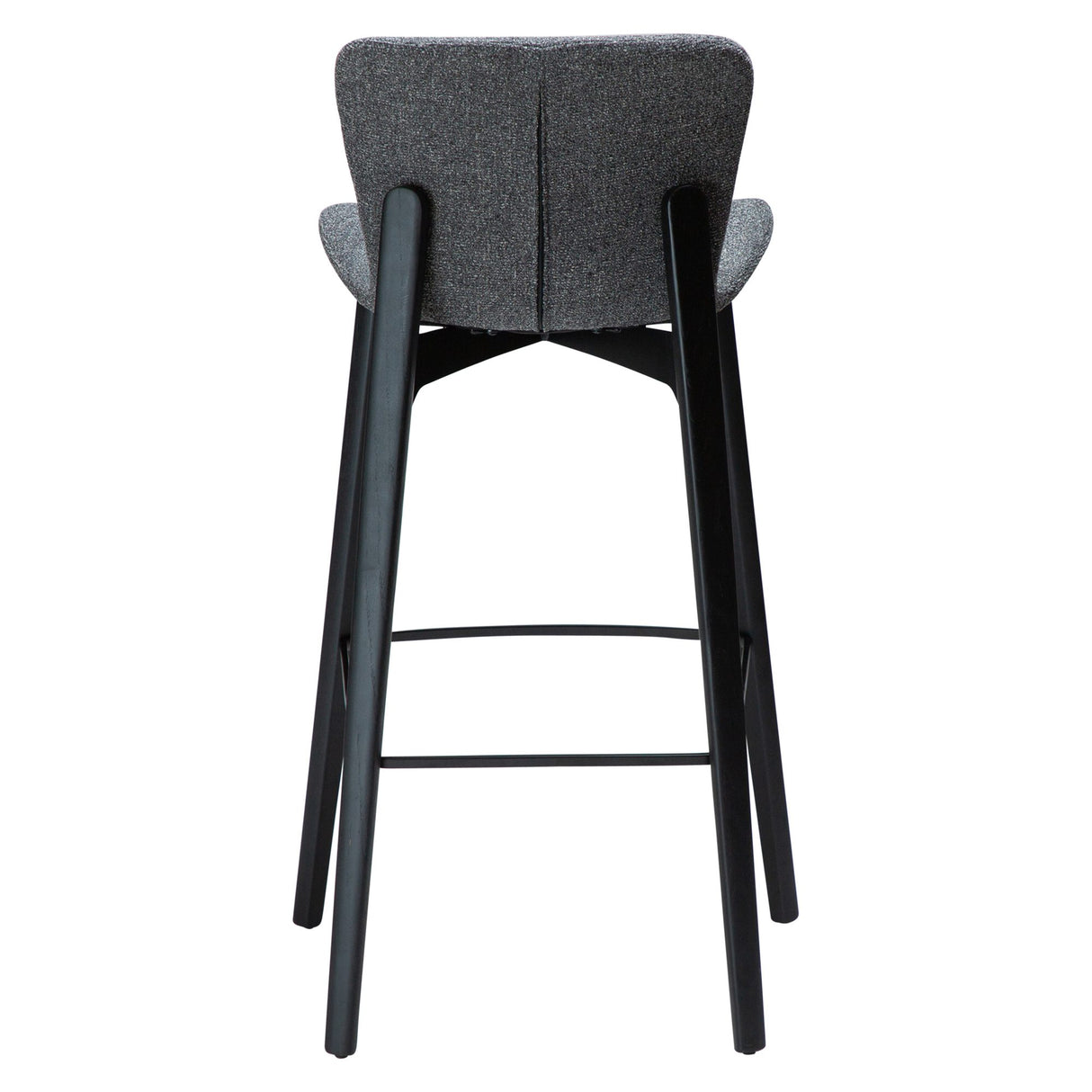 Paragon Barstol Pebble Grey Bouclé, Black 75 cm