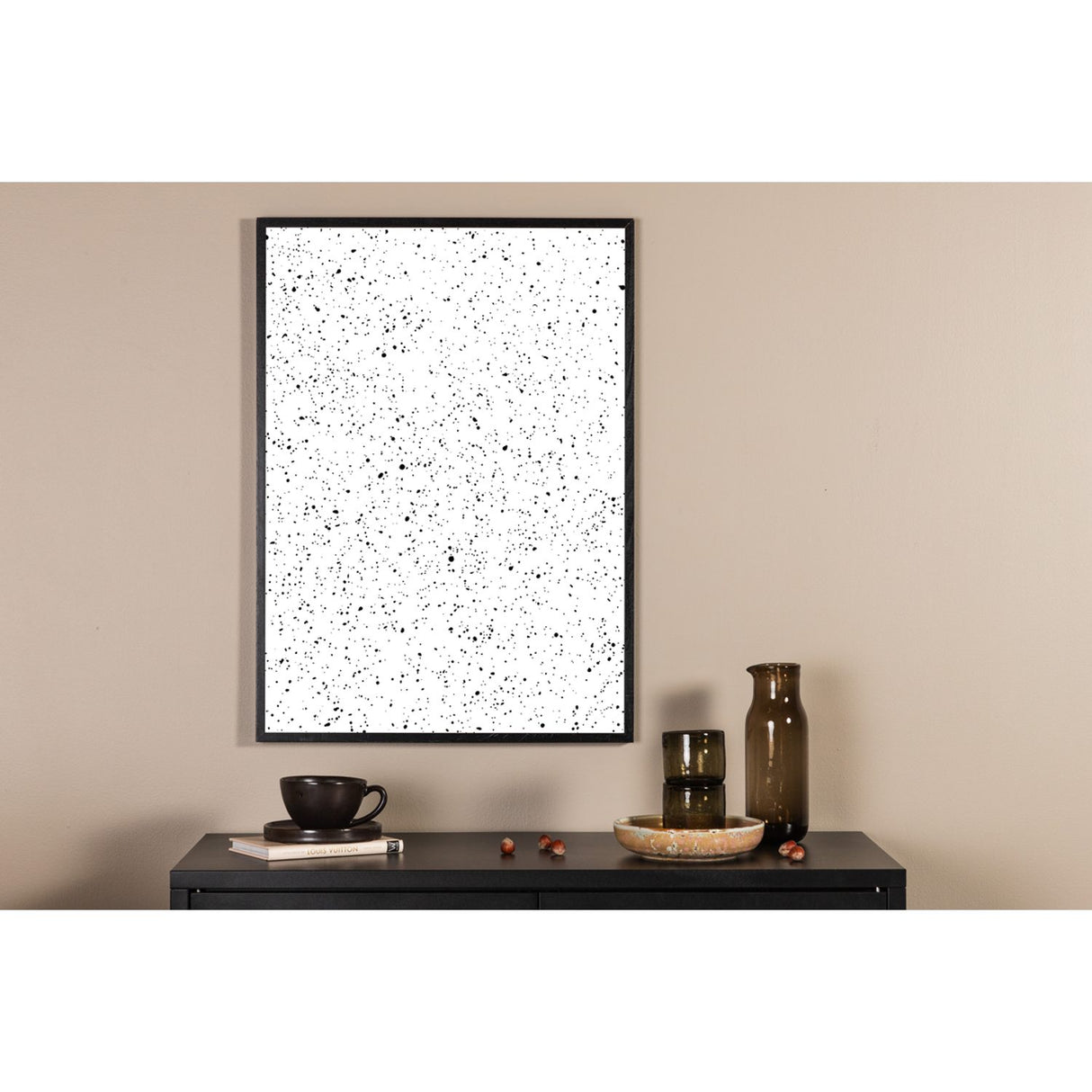 Prickar Poster Vit, 50 x 70 cm
