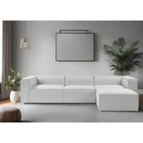 Fora (297 x 66 x 190 cm) Hörnsoffa Grå