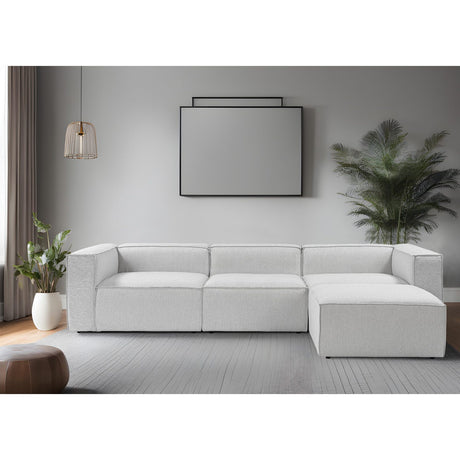Fora (297 x 66 x 190 cm) Hörnsoffa Grå