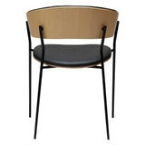 Crib Stol Raven Black, Bleached Oak