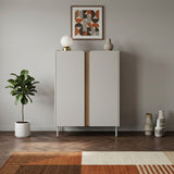 Lucile (90 x 120,4 x 40,5 cm) Sideboard Sandsten naturlig ek
