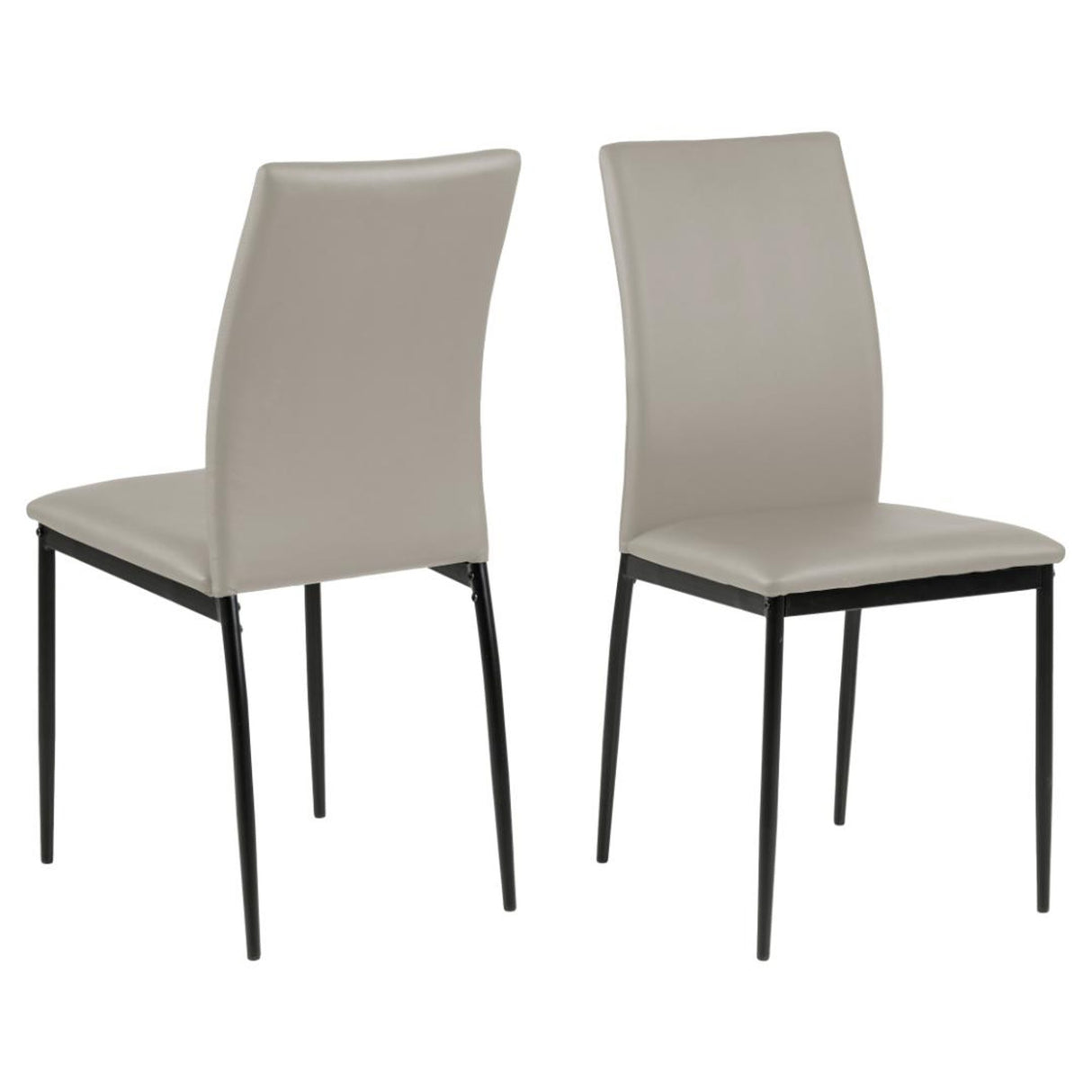 Demina Matstol PU Taupe