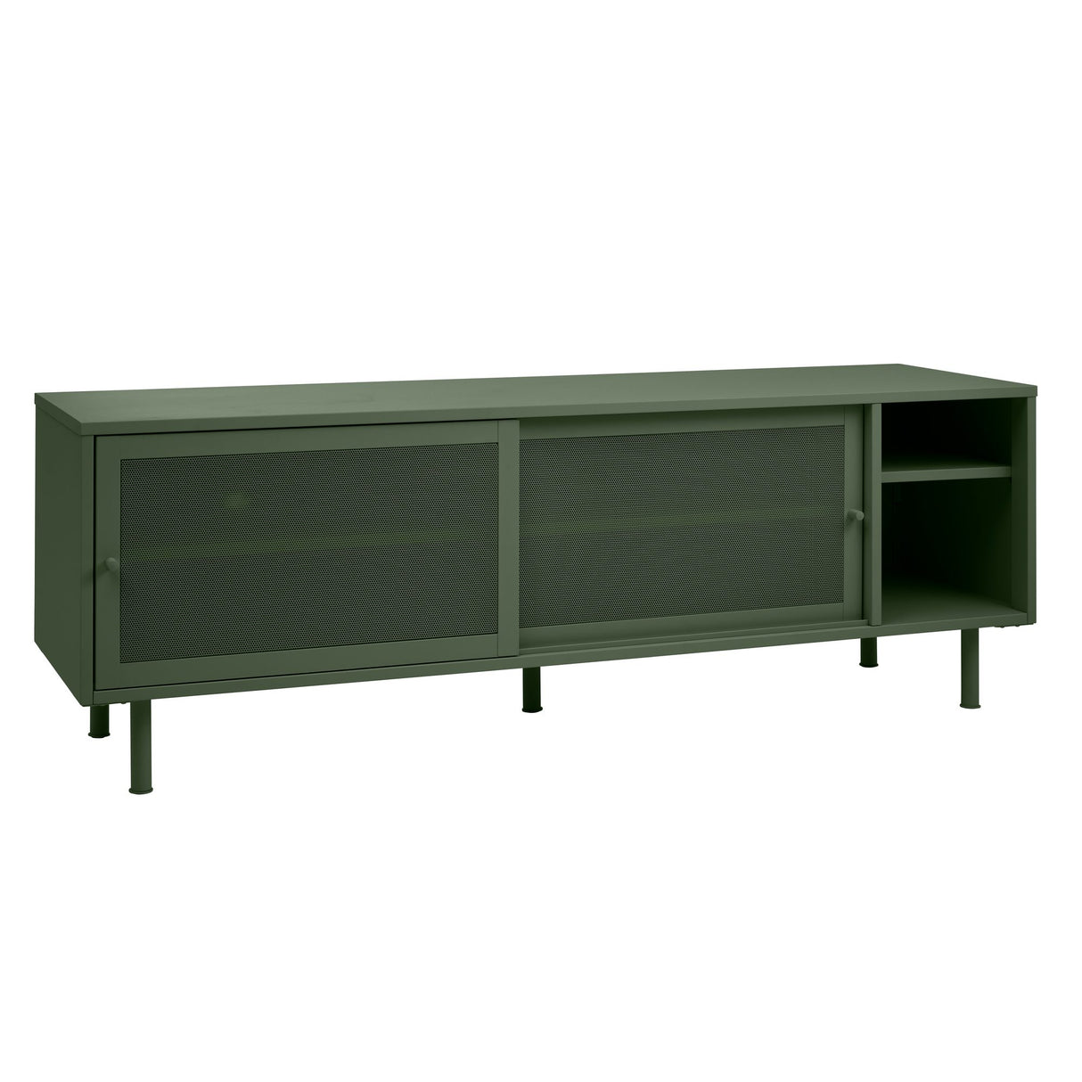Angolo Mediabänk 160 cm Olivgrön