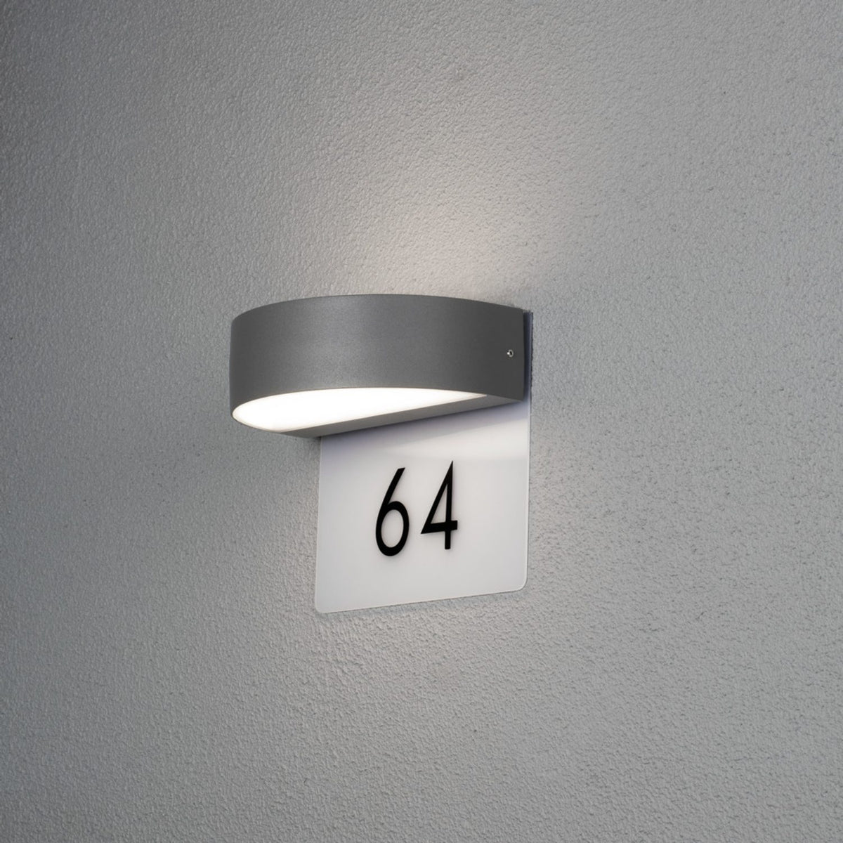 Monza HP-LED 2x4,5W Mörkgrå Vägglampa Ute