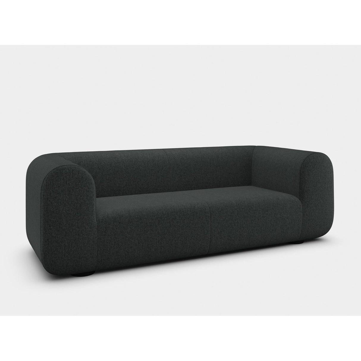 Plump 2,5-sitssoffa Melange Nap Dark Grey BL