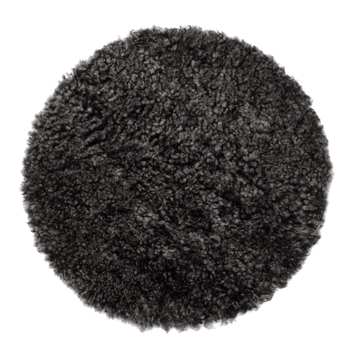 Curly Rund Sittplätt Dark Grey
