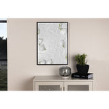 Vita rosor Poster Vit, 50 x 70 cm