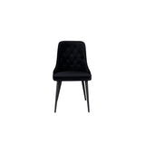 Velvet Deluxe Matstol Svart