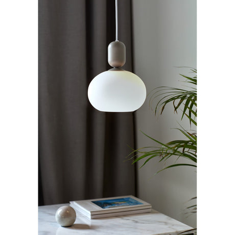 Notti Rund 20 cm Taklampa Grå