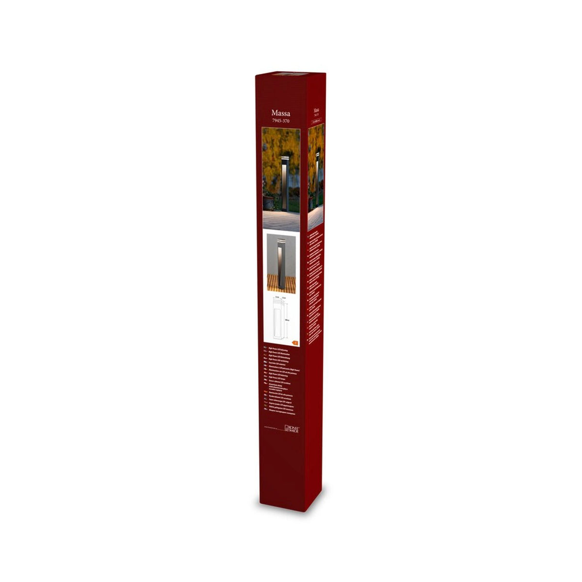 Massa HP-LED 100 cm Antracit Pollare