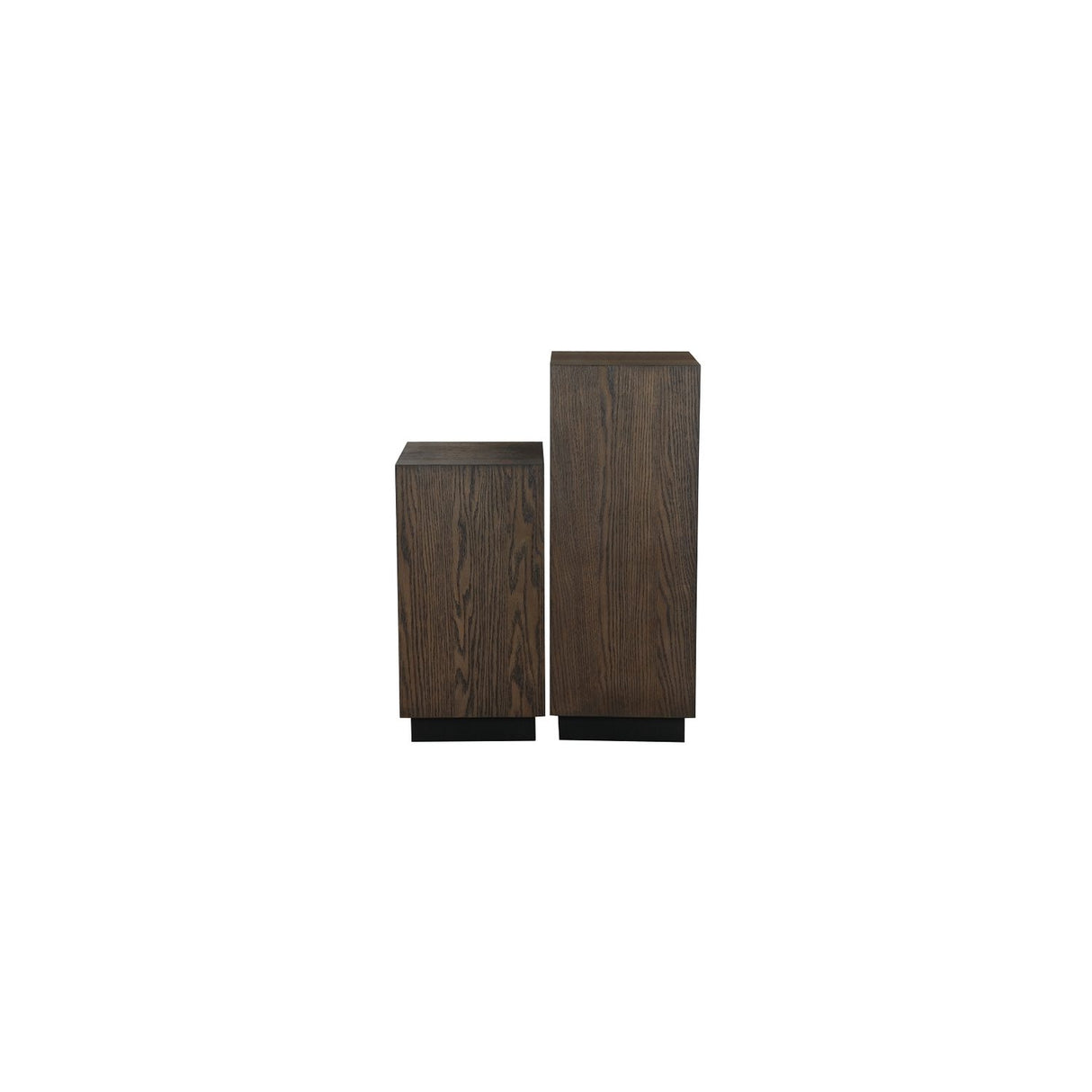 Napoli Piedestal Brunlackad Ek, 60 cm