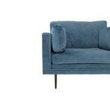 Boom Fåtölj Blå, Svart