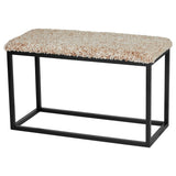 Palle Lumme 80x35x50 cm Bänk med Sittdyna Toffee/Black