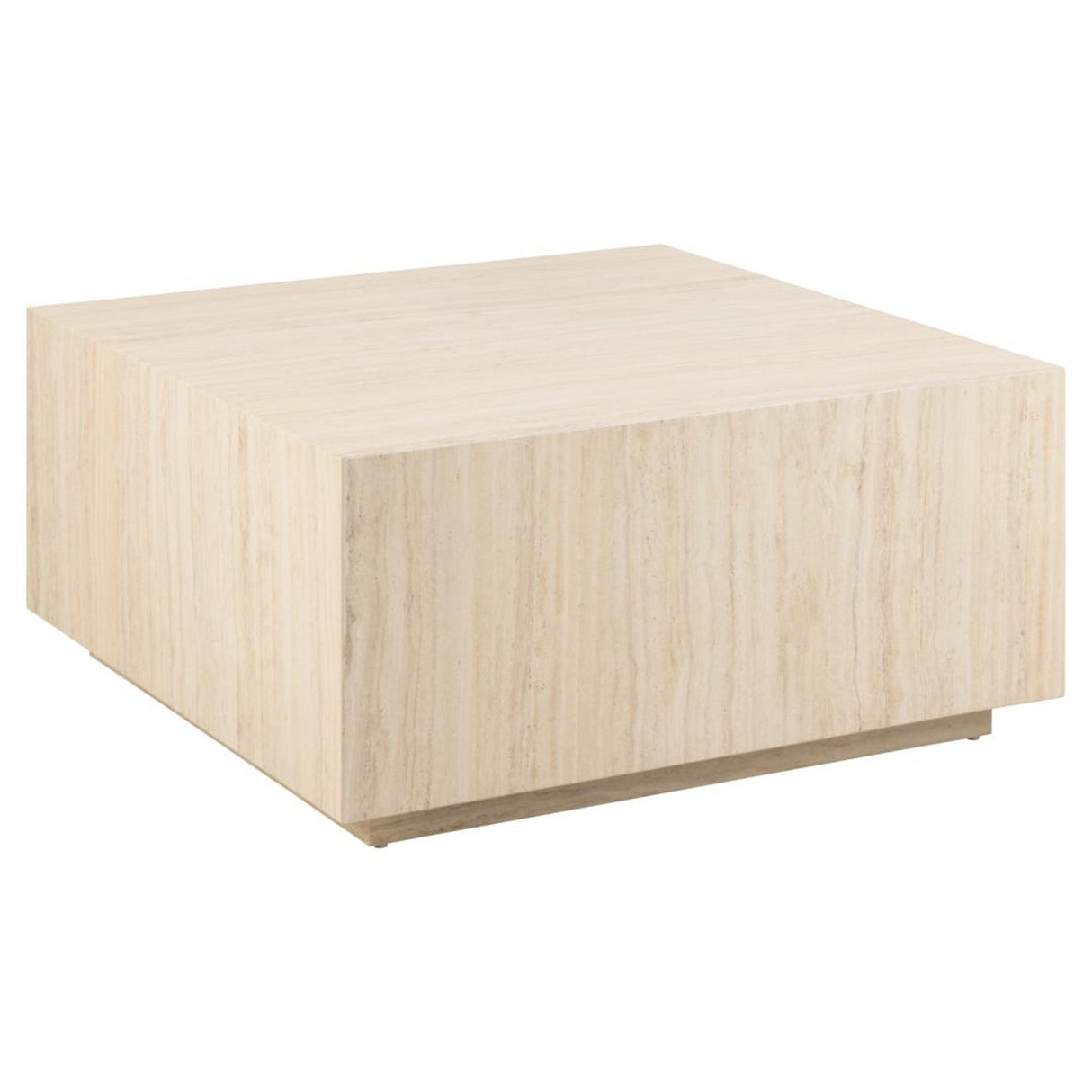 Dijon Soffbord 42x90x90 cm Travertin