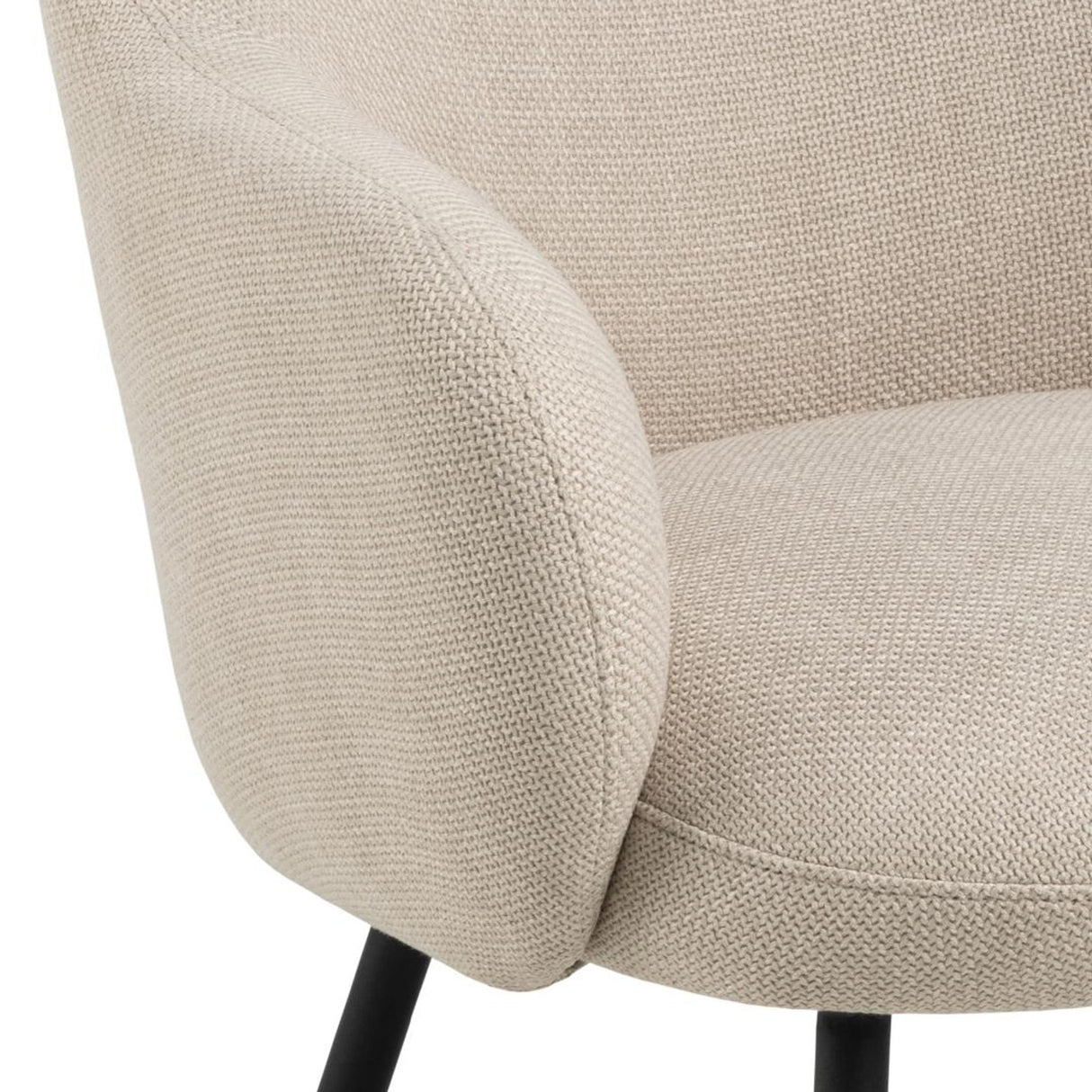 Spencer Loungefåtölj Basel tyg Beige