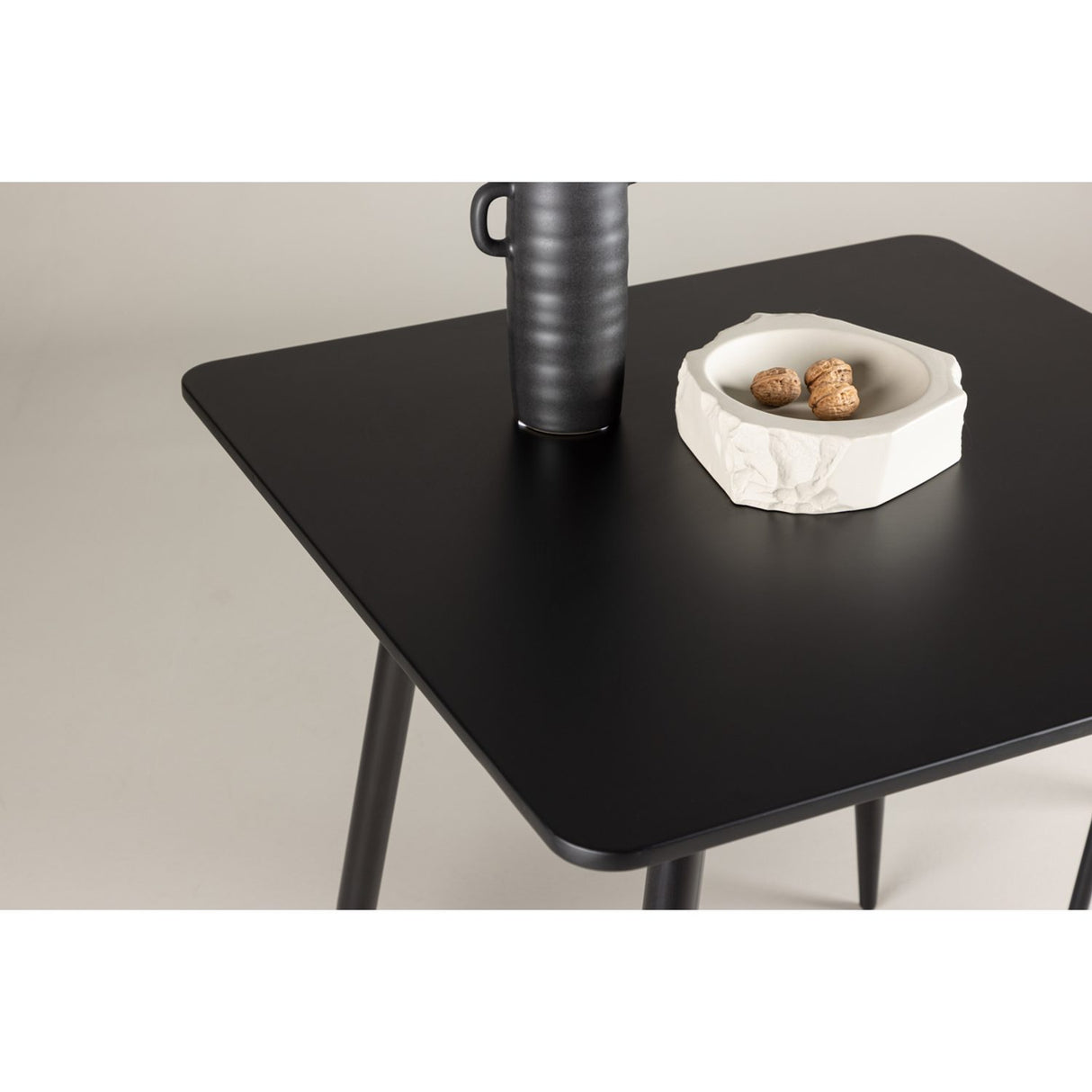 Polar Rektangulärt matbord Svart, 75 x 75, Svart