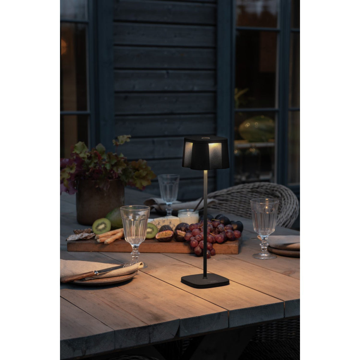 Nice USB Dimbar Bordslampa Ute Svart