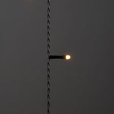 LED Frost Svart Kabel Julgransbelysning 180 cm, Amber