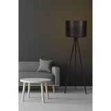 Salvador (H 145 cm) Golvlampa Svart